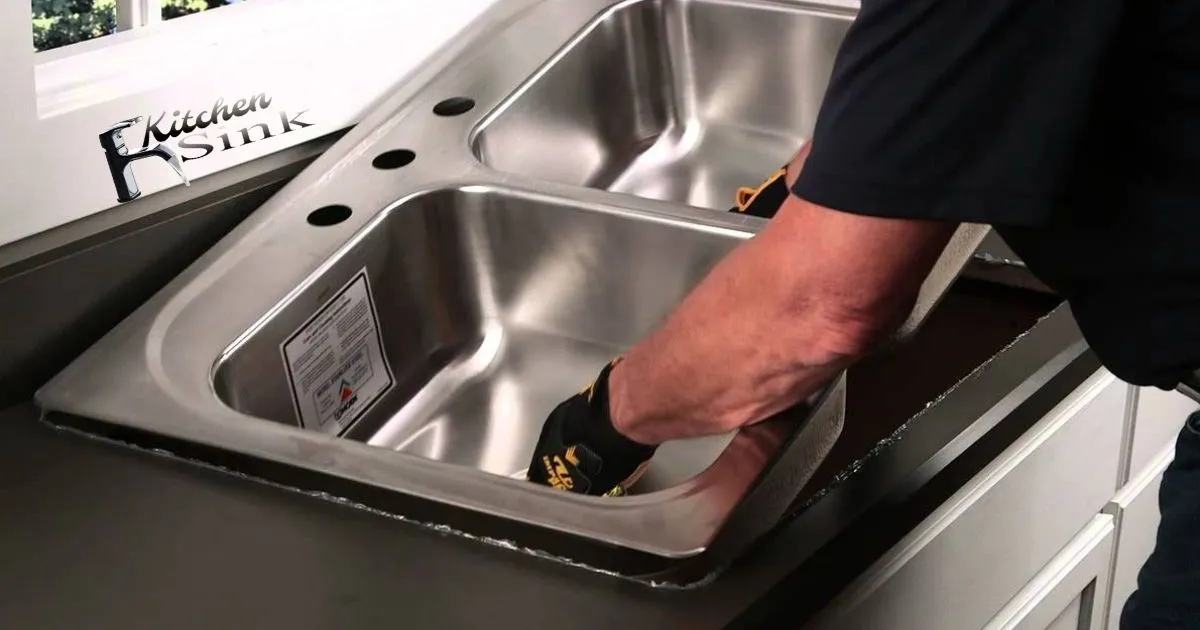 How do you prepare to replace a kitchen sink without replacing the countertop?